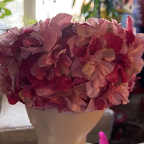 Deep Bomb Pink Flower Vintage Hat. main image 5